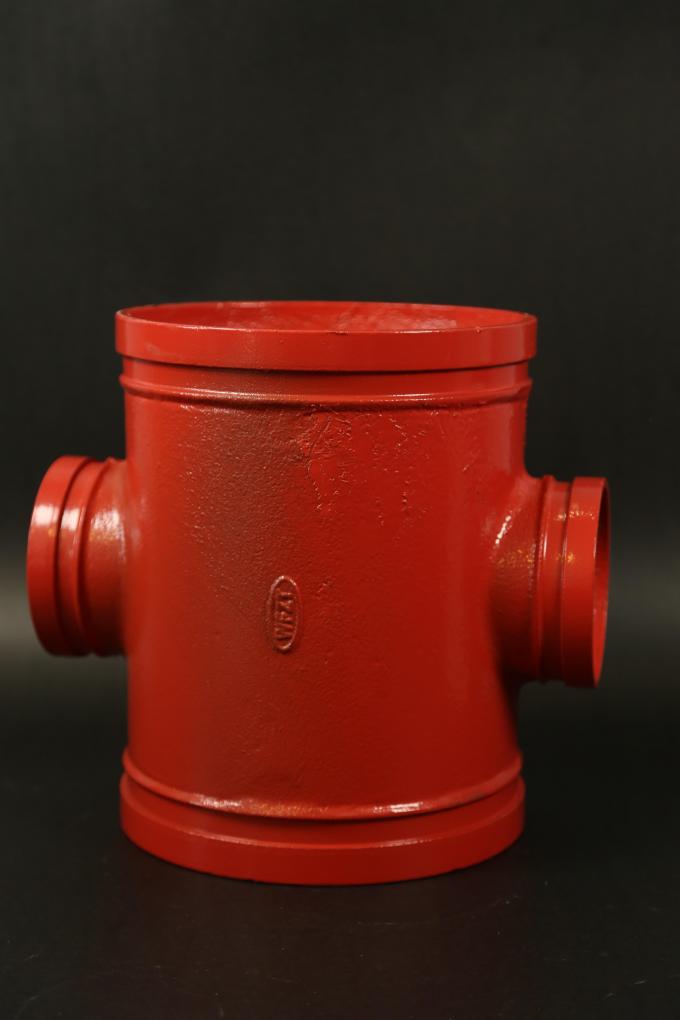 Female End Type 4 Way Pipe Fitting For 1/2 Inch-14 Inch Ductile Iron Pipes