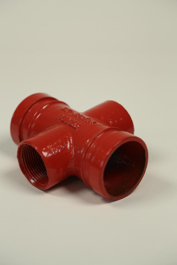 High Fluid Flow 4 Way Pipe Connector Corrosion Resistant